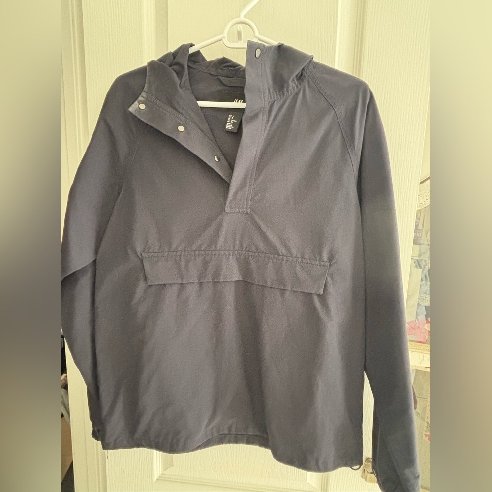Men's H&M Black Pullover Jacket